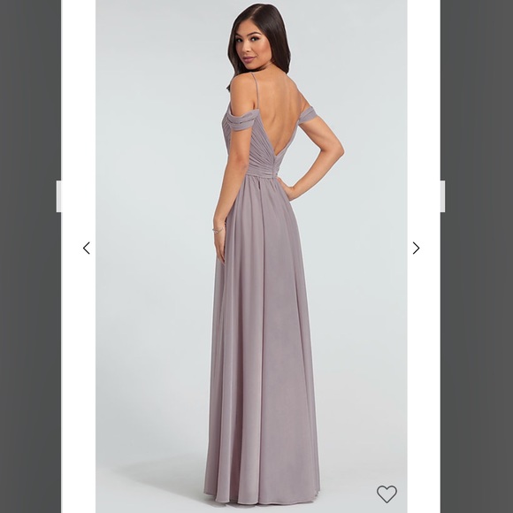 NWT KLEINFELD COLD-SHOULDER LONG BRIDESMAID DRESS - Picture 3 of 4